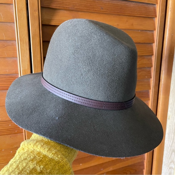 Rag & Bone Wool Fedora With Lea Brand - Picture 4 of 5